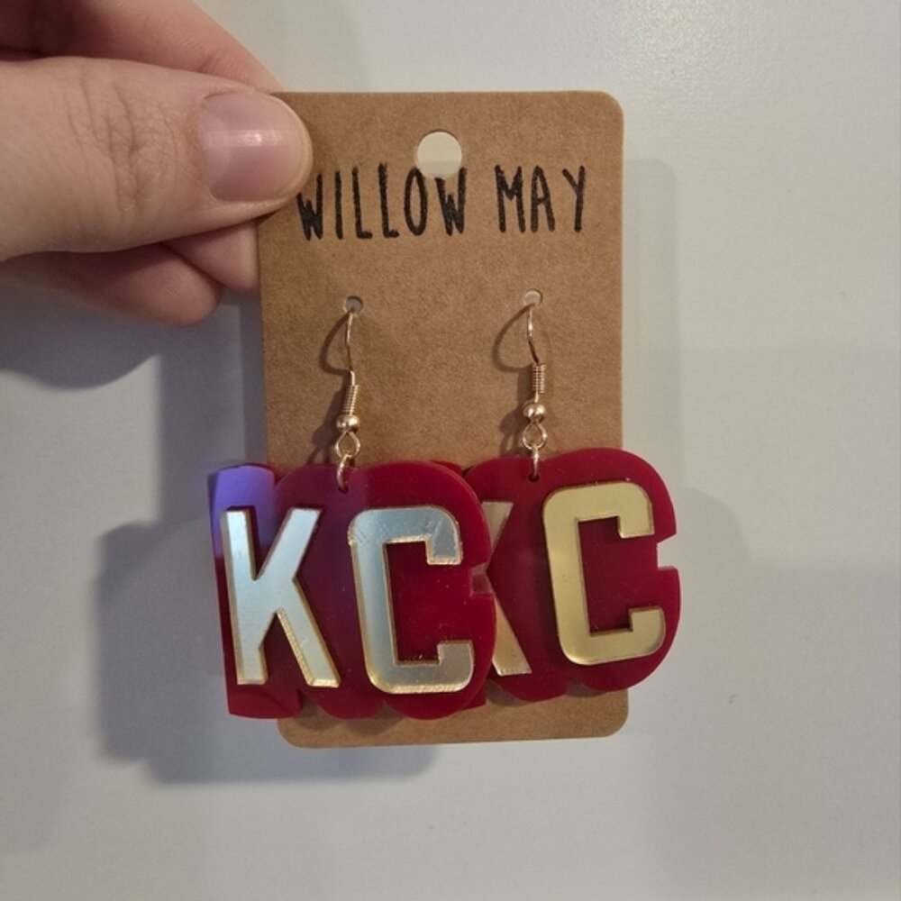 Willow May Red and Gold KC Earrings